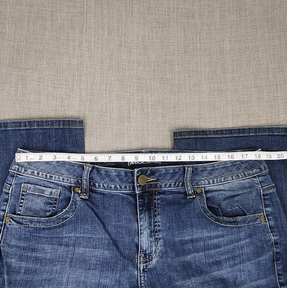 Lane Bryant Bootcut Stretch Denim Blue Jeans Short 28in Inseam - Picture 5 of 10